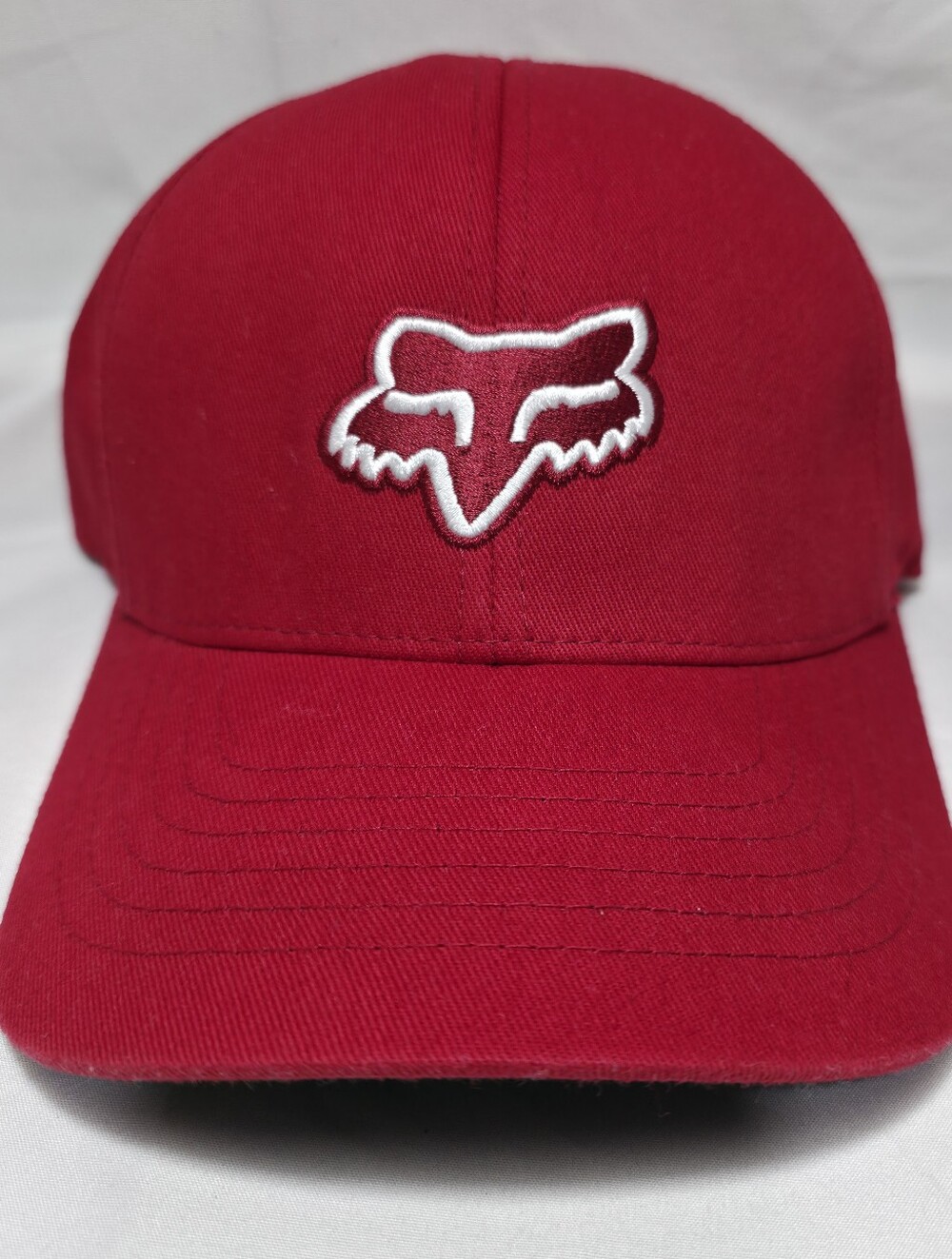 Fox Racing Fitted L/XL Red Baseball Cap